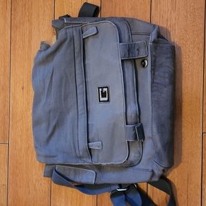 Gray Guess messenger bag